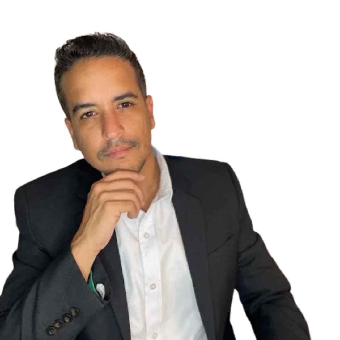 Professional portrait of Juan Carlos Cadavid Ruiz in a workspace setting
